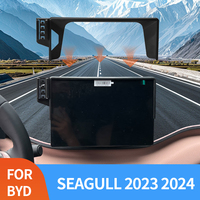 For BYD Seagull 2023 2024 Car Cell Phone Holder Clip Multimedia Screen Fixed Bracket Wireless Charger Stand Mobile Phone Mount