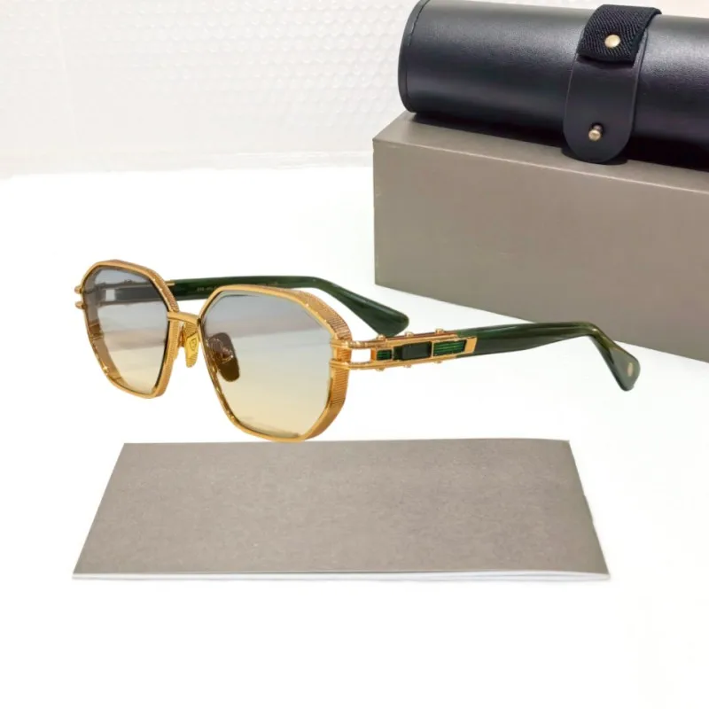 Wholesale Luxury brand Sunglasses Model 473-B Alloy Frame and Acetate Temple  UV400 Designer Eyewear for Men Women with box