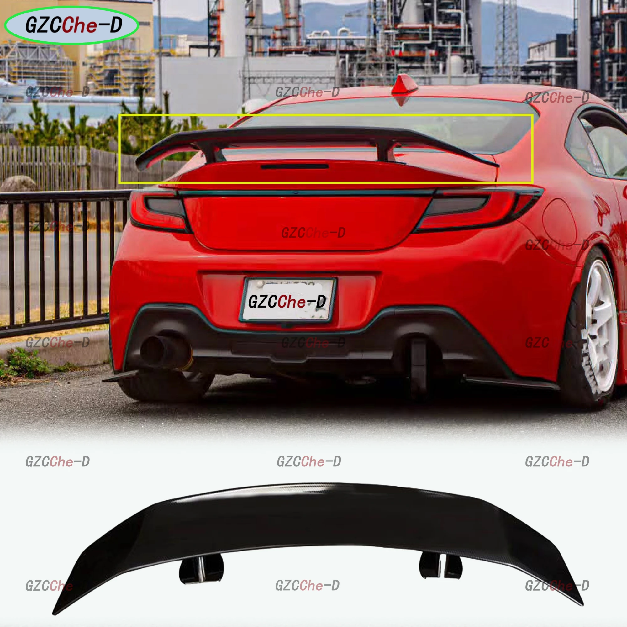 Toyota 86GR Subaru BRZ 2021-2026 premium ABS material rear spoiler GT style luggage compartment lid aerodynamic kit rear wing