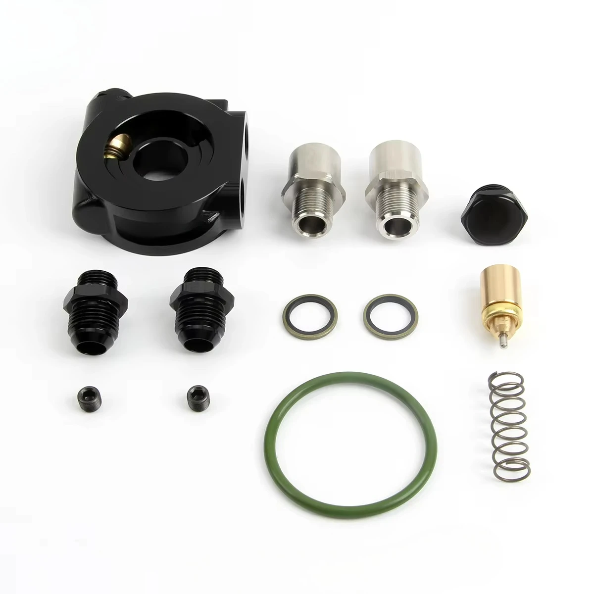 

1pcs Universal Thermostat Engine Cooler Adapter BB-OFA-008 Oil Cooler Plate Modification Cooling Systems Accessory
