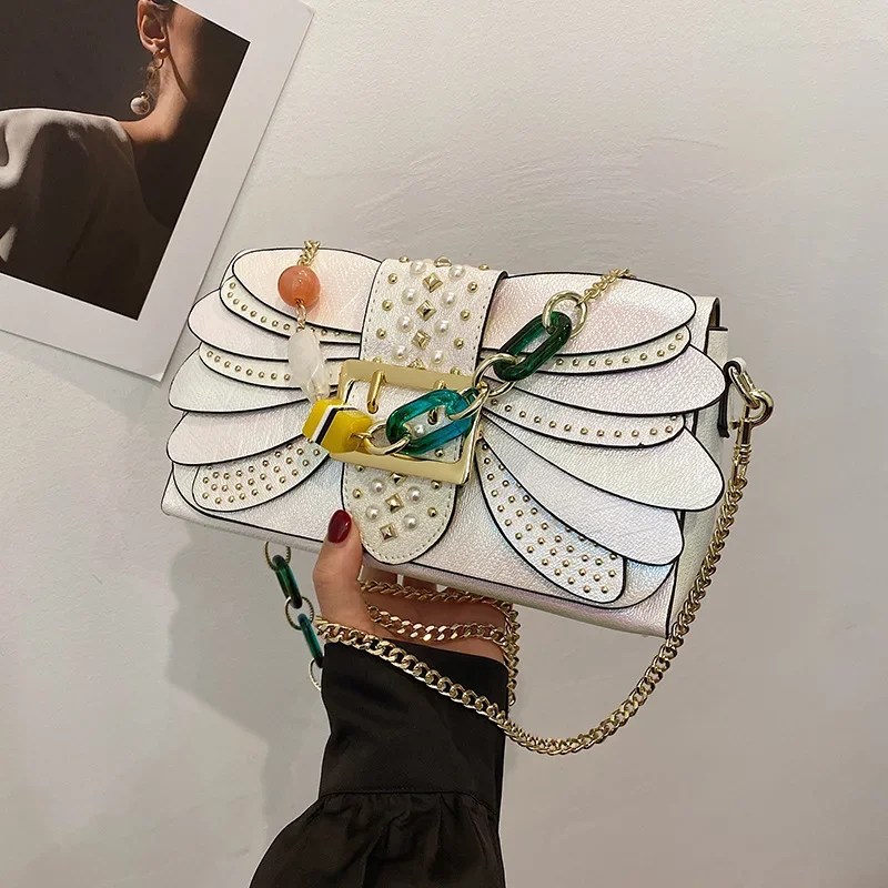 

Модная евро-американская женская сумка из змеиной кожи в стиле ретро - новая элегантная сумка через плечо с квадратной цепочкой