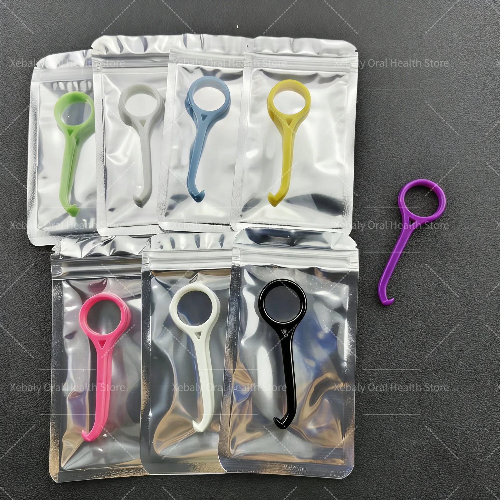 200Pcs Dental Orthodontic Invisible Braces Remover Plastic Hook Disposable Orthodontic Aligner Remove Hook