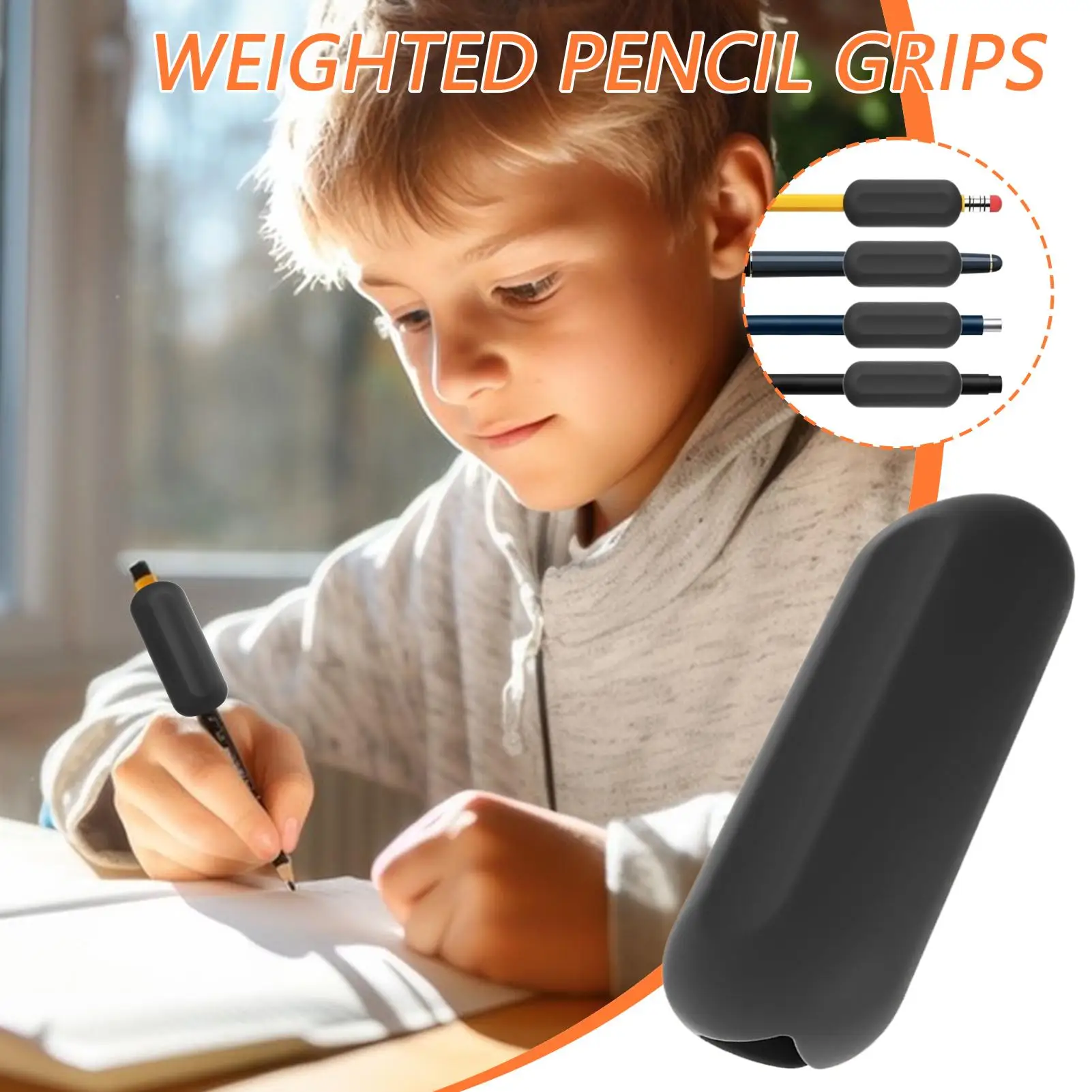Weighted Pencil Handwriting Aid School Supplies Correction Tool For Children Exam Preparation Journaling Note Taking