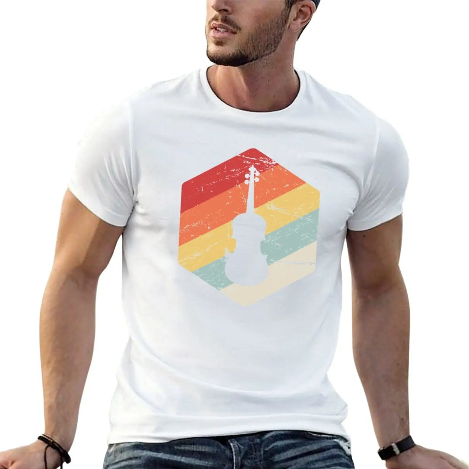 Retro Cello Teacher / Cello Lessons Gift T-Shirt cotton t shirt pack man t shirts for men casual t shirt man designer T-shirt