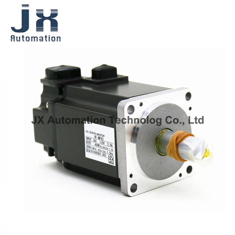 Original HF-MP Series 3000r/min 400W 119V AC Servo Motor HF-MP43 HF-MP43B