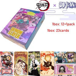 Card Enthusiasts Vol.1 Demon Slayer Collection Card Kimetsu No Yaiba Anime Tanjirou Kamado Nezuko Flowing Sand Enamel Cards Gift