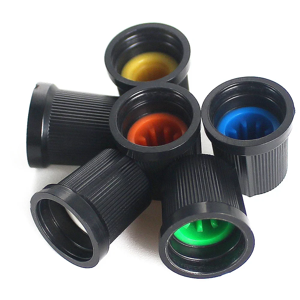 30 قطعة WH148 AG3 الجهد مقبض الباب غطاء 15*15 مللي متر البلاستيك المقابض عدة أبيض/أزرق/أخضر/برتقالي/أحمر/أصفر 6 قيمة * 5 قطعة = 30 قطعة