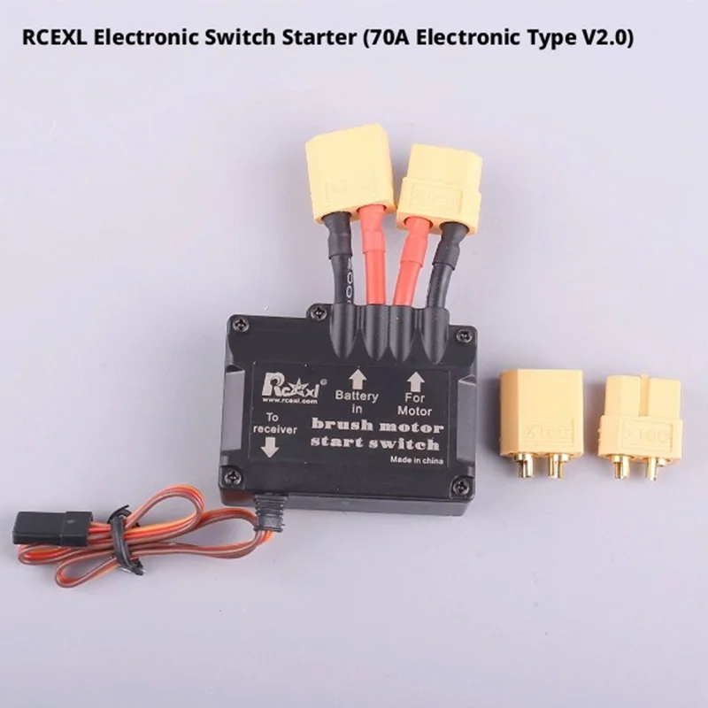 Rcexl 70A Electronic V2.0/100A Mechanical relay type,Brush Motor Start Switch