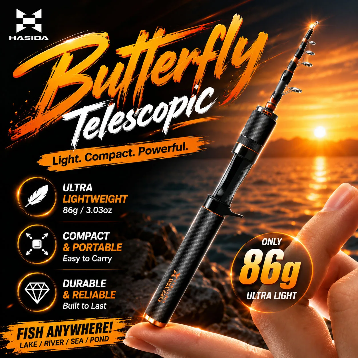 hasida-butterfly-15m-185m-telescopic-fuji-high-carbon-titanium-alloy-tip-8-section-portable-lure-rod