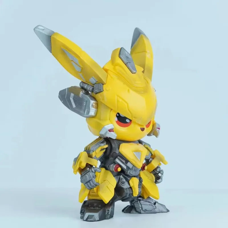 البوكيمون بيكاتشو كوس المحولات دمية نحلة الديكور أنيمي عمل الشكل لعبة لطيفة Q التماثيل الديكور نموذج هدية عيد ميلاد