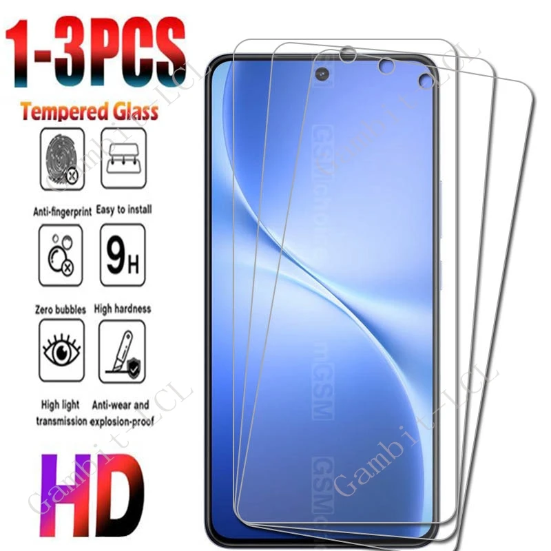 1-3PCS 9H Tempered Glass For Vivo iQOO Z10R Global ON VivoV60 Lite VivoV60Lite V60Lite V50 V50Lite Screen Protector Cover Film