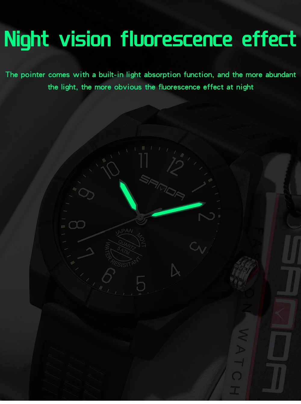 SANDA New 6212 Модные мужские и женские электронные часы Многофункциональные водонепроницаемые модные студенческие электронные часы 2025