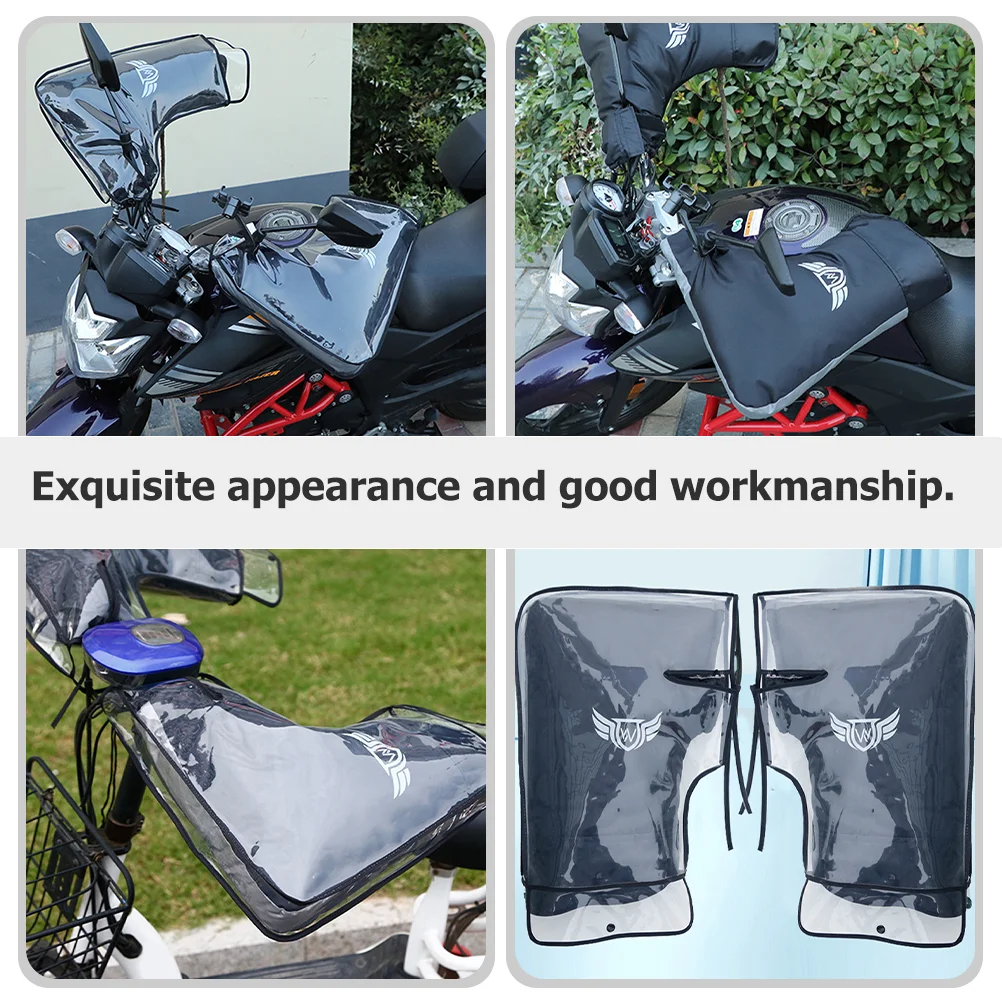 Accessoires Fietsstuurhoes Heren Motor Sneeuwscooter Handschoenen Polyester Winter Bars