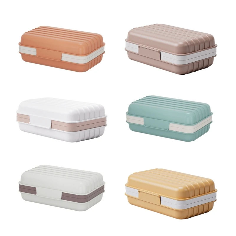 Travel Soap Container with Lid Soap Case for Camping Plastic Soap Box Bathroom Dropship