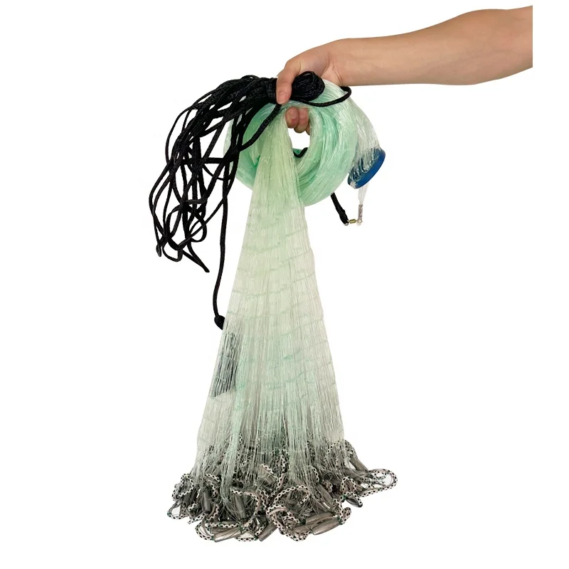 

10ft High Quality Easy to Throw Monofilament Hand Thrown Fishing Casting Net