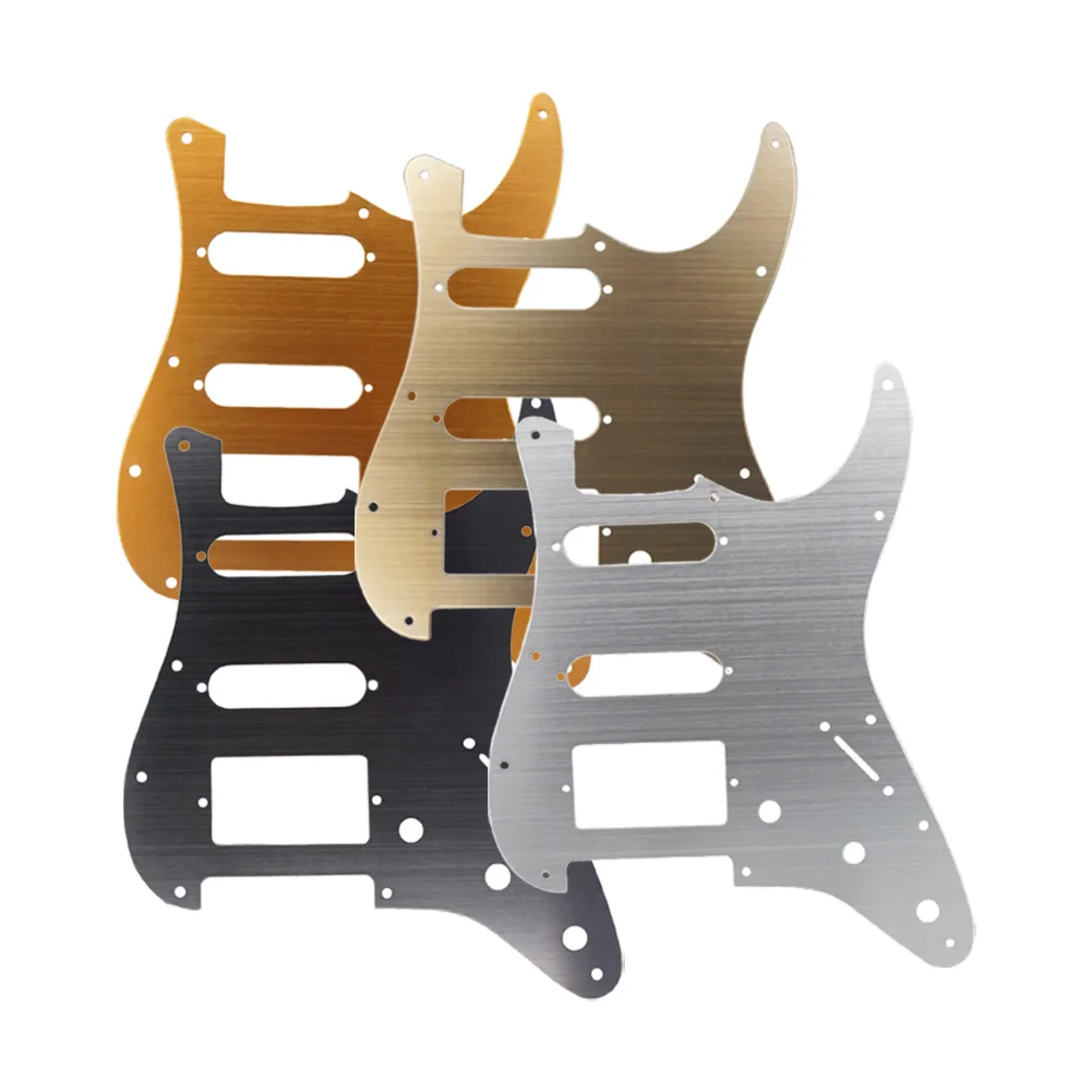 Pickguard de guitare SSH en métal et aluminium, flambant neuf, trous de haute qualité, Pickguard de guitare SSH pour le Stock existant