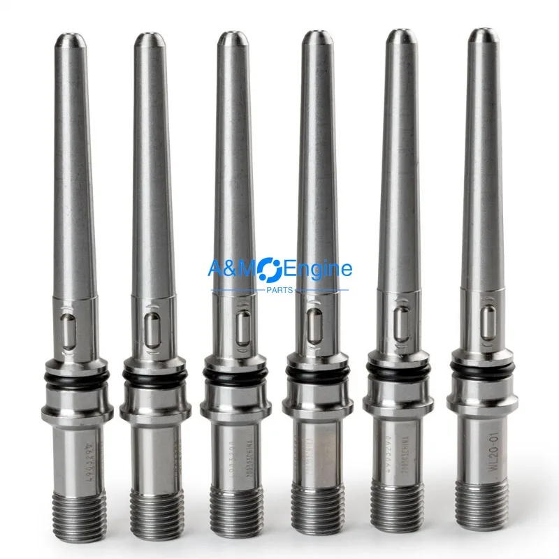 6X INJECTOR CONNECTOR TUBES FOR DODGE CUMMINS DIESEL 5.9L 6.7L 4929864