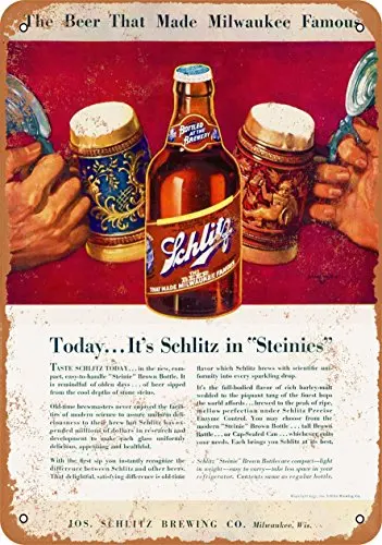 Metal Sign - 1937 Schlitz Beer - Vintage Look 2