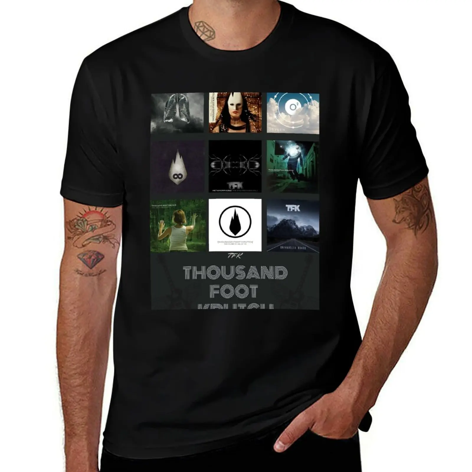

Thousand foot krutch T-Shirt Running Performance Short Sleeve Tee