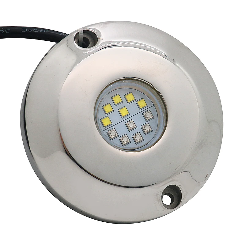 Imagem -02 - Ocean Docking Submarine Underwater Led Boat Lights Interruptor on e Off Cor Dupla Branco e Azul 60w