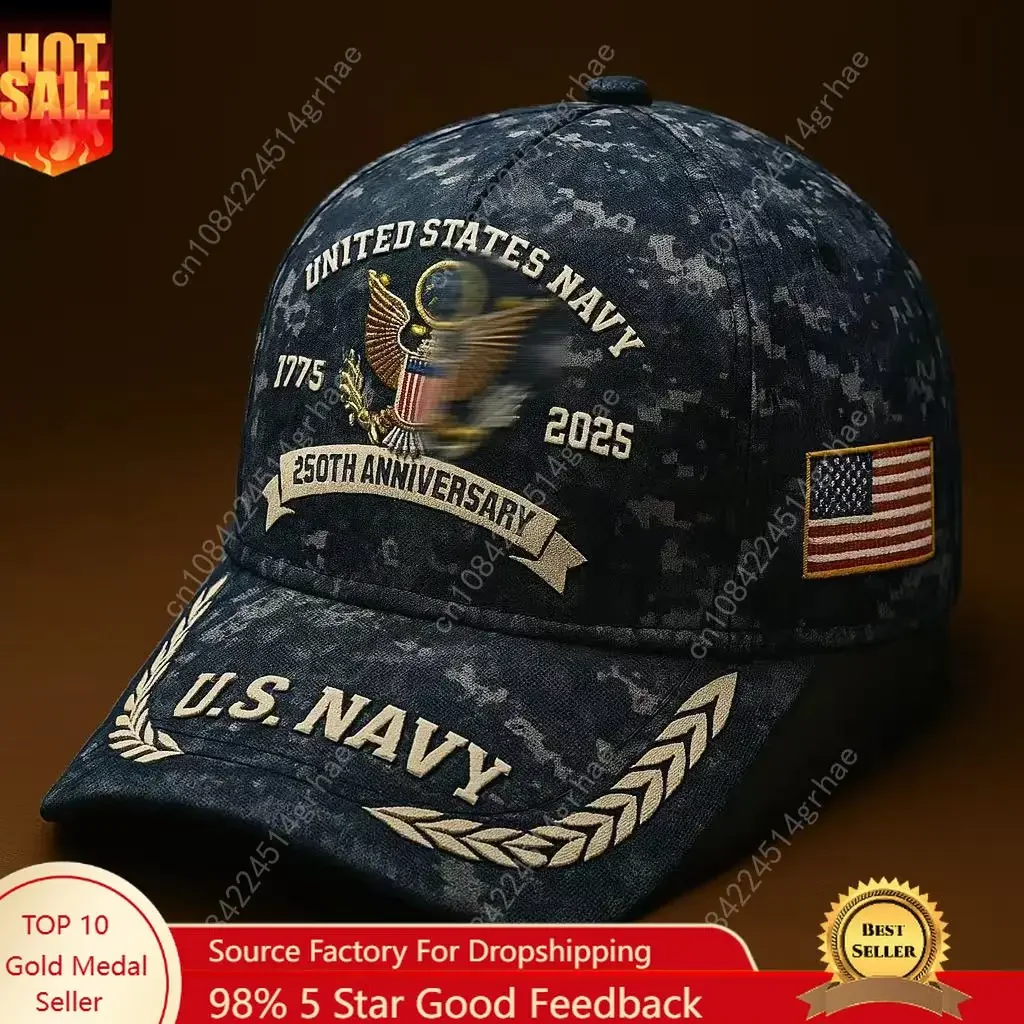 

USMC Marine 250th Corps Hat Anniversary Military Commemorative Baseball Cap Navy Tribute Hats for Men Women Veteran Hat