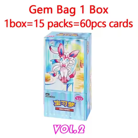 GEM Pack Original Vol.1&amp;2 Pokemon Cards in Chinese Scarlet and Violet Trading PTCG Bag Box NO Cbb1C Card Available Gift in Stock