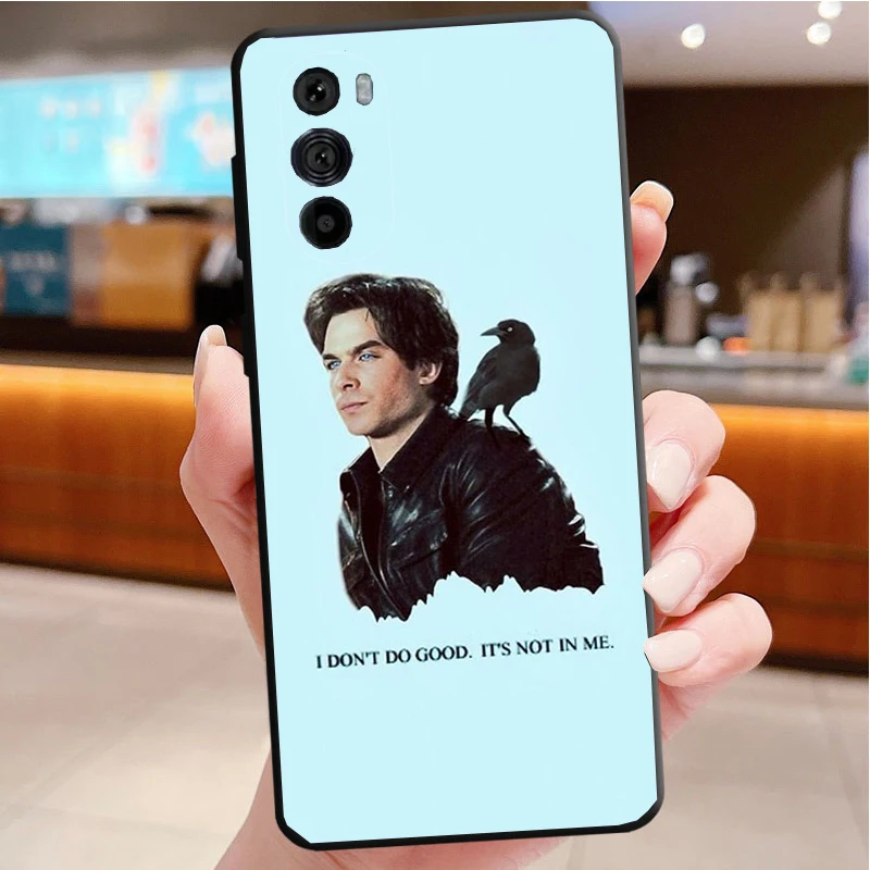 

Vampire Diaries Damon Phone Case For Moto G Stylus 5G G Play G35 G45 G54 G24 G86 G04S E13 E14 E32 E32S