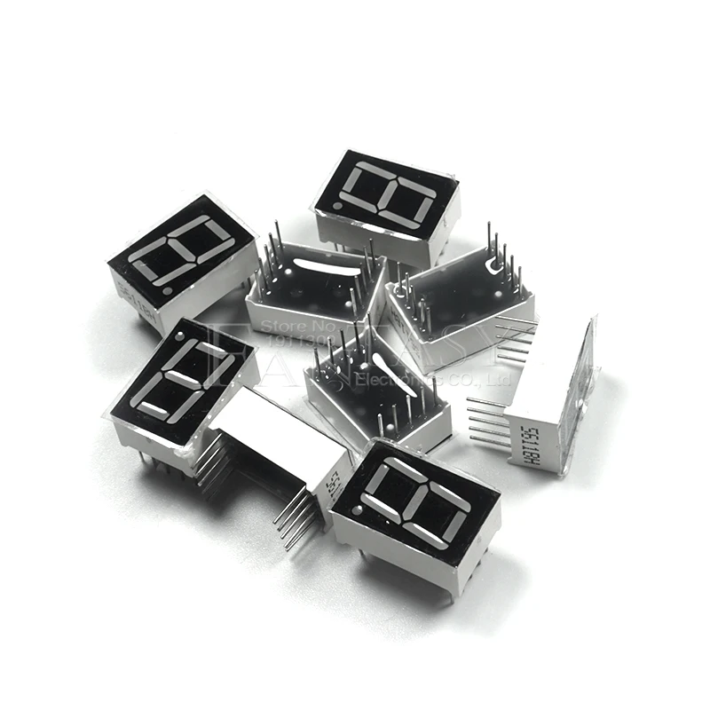 5 adet 7 segment 0.56 inç ortak Katot 1 Bit dijital Tüp 0.56 \