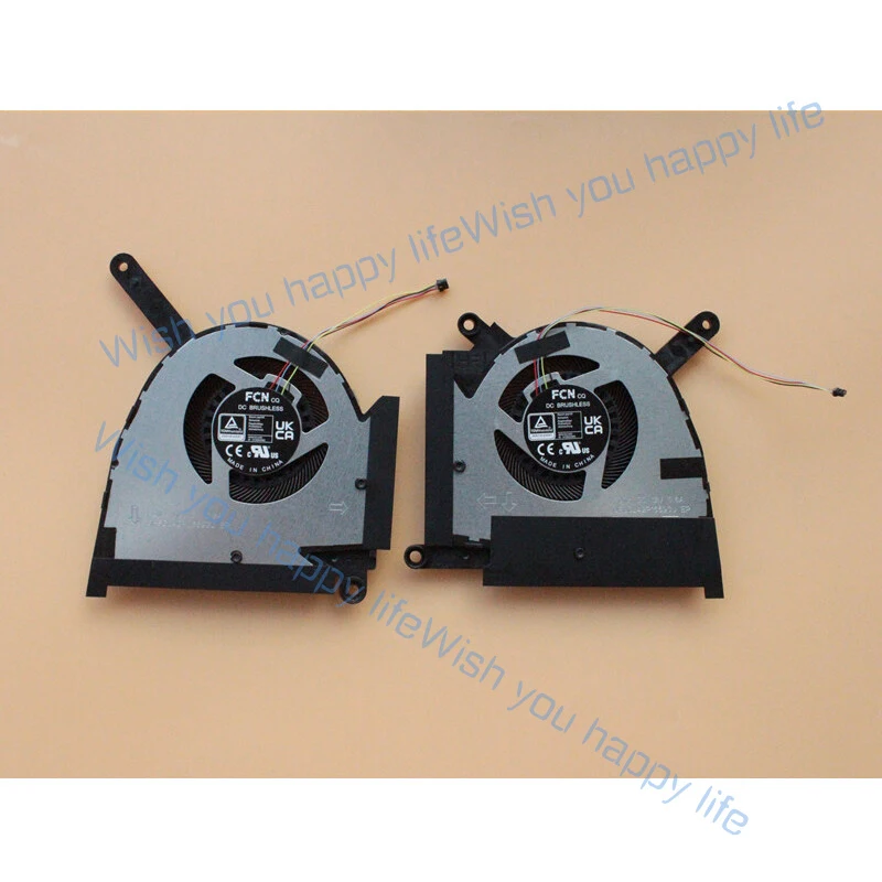 N... New For ASUS TUF Dash F15 FX517ZC FX517ZR CPU GPU Cooling Fan RTX3070 DC12V 0.6A