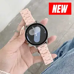 20mm/22mm Resin strap For Samsung Galaxy watch 7 6 5 pro/4-6 classic 46/42mm/Active 2 40/44mm correa Gear S3 smartwatch Bracelet