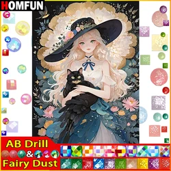 HOMFUN Fairy Dust AB Diamond Painting 