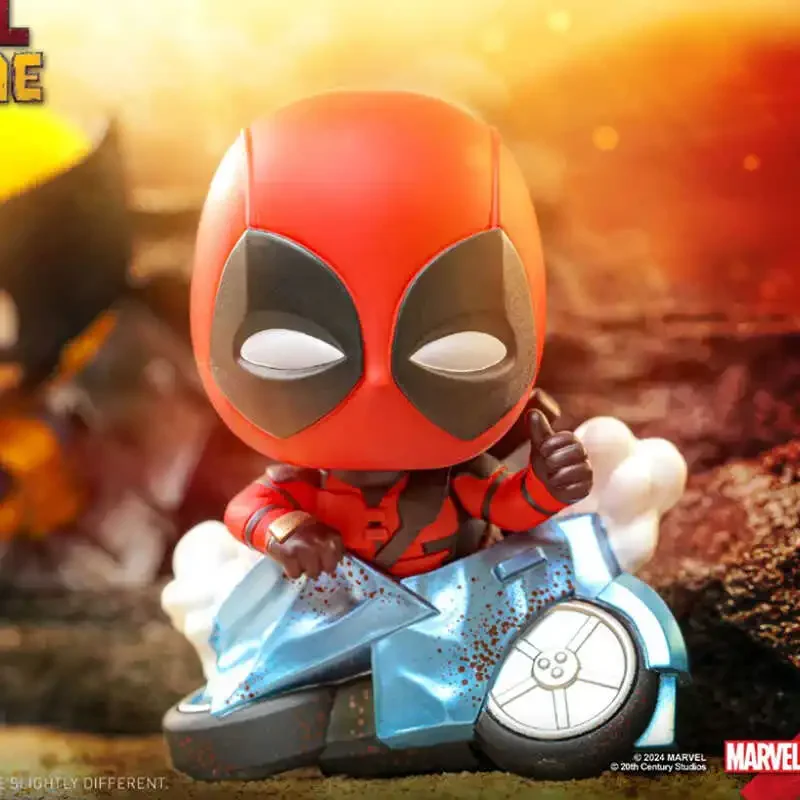 ฟิกเกอร์ Deadpool และ Wolverine blind BOX Q สไตล์ Deadpool กล่องลึกลับ Kawaii สำหรับตุ๊กตาของขวัญเด็ก