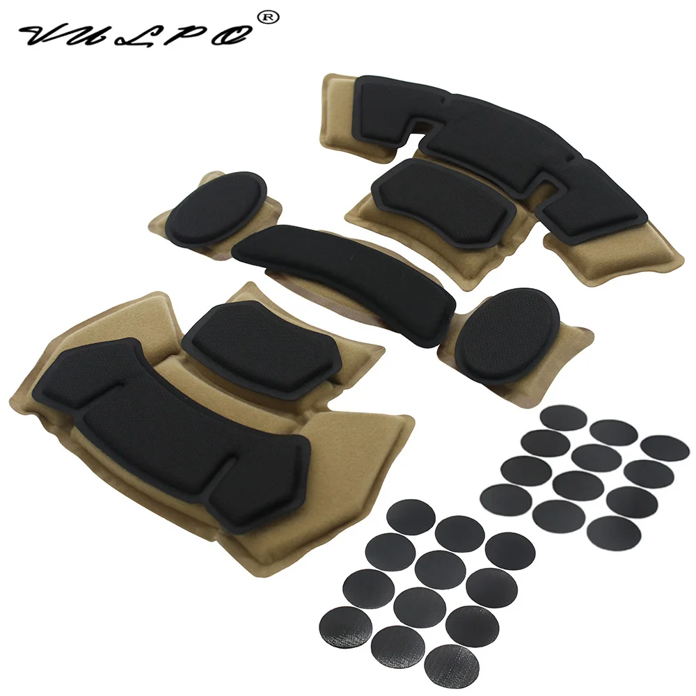 VULPO Tactical Airsoft Helmet Gen2  Protective Pad Memory Foam Pad Internal Cushion For Wendy Fast MICH ACH EX Helmets