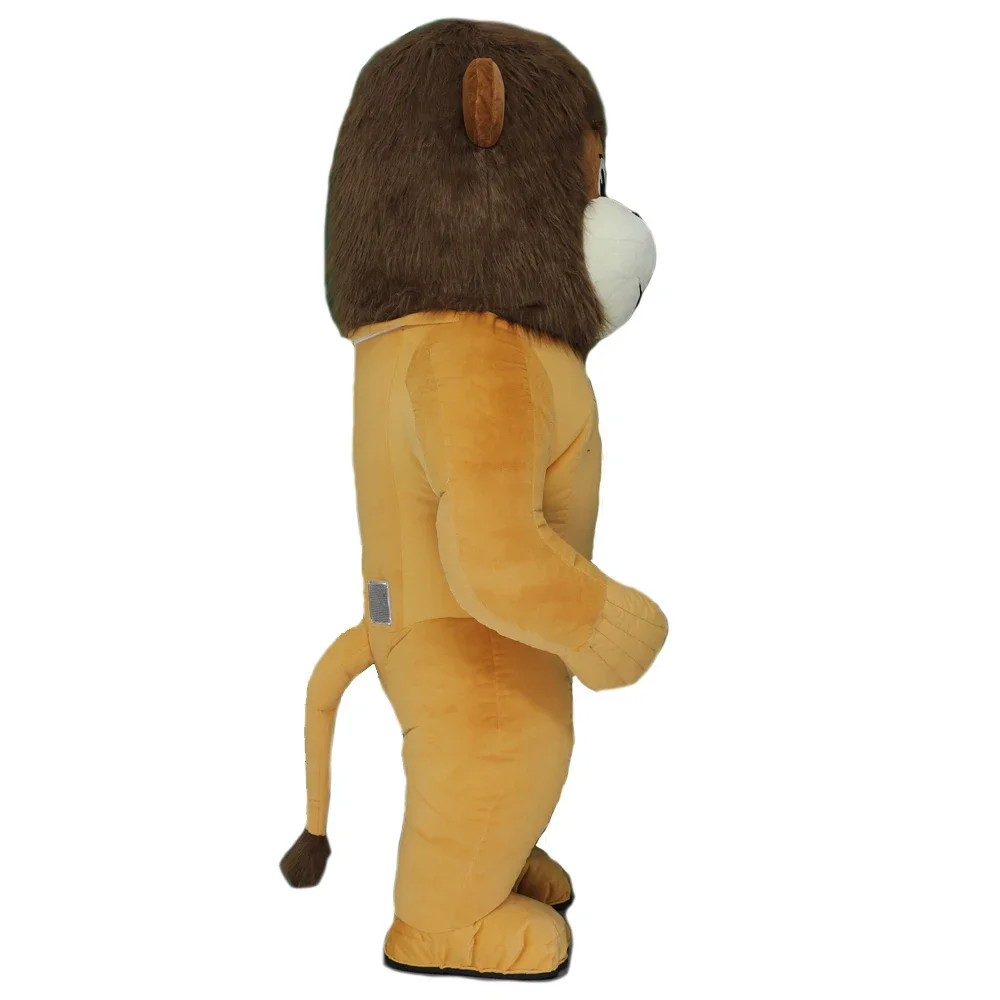 New Inflatable Cartoon Lion Costume Mascot Adult Walk Entertainment Halloween Party Inflatable Character Cosplay Set No Battery