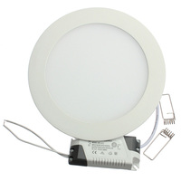 Ultra Bright 3W 6W 9W 12W 15W 25W Dimmable Led Ceiling Recessed Downlight Round Panel light 85-265V Led Panel Bulb Lamp Light