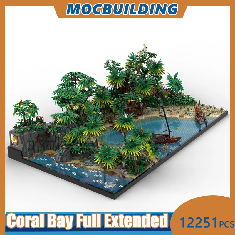 Coral Bay — Full Extended MOC Building Blocks DIY Assemble Bricks Pirate Collection Model Display Creative Toys Gifts 12251PCS