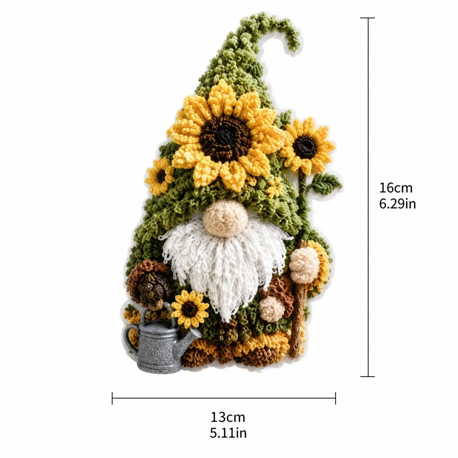 Funny DIY Gnome Patchwork Set Fabric Gnome Decoration for Home Tabletop Shelf Elf Dwarf Figure DIY Craft Kit Holiday Decorations