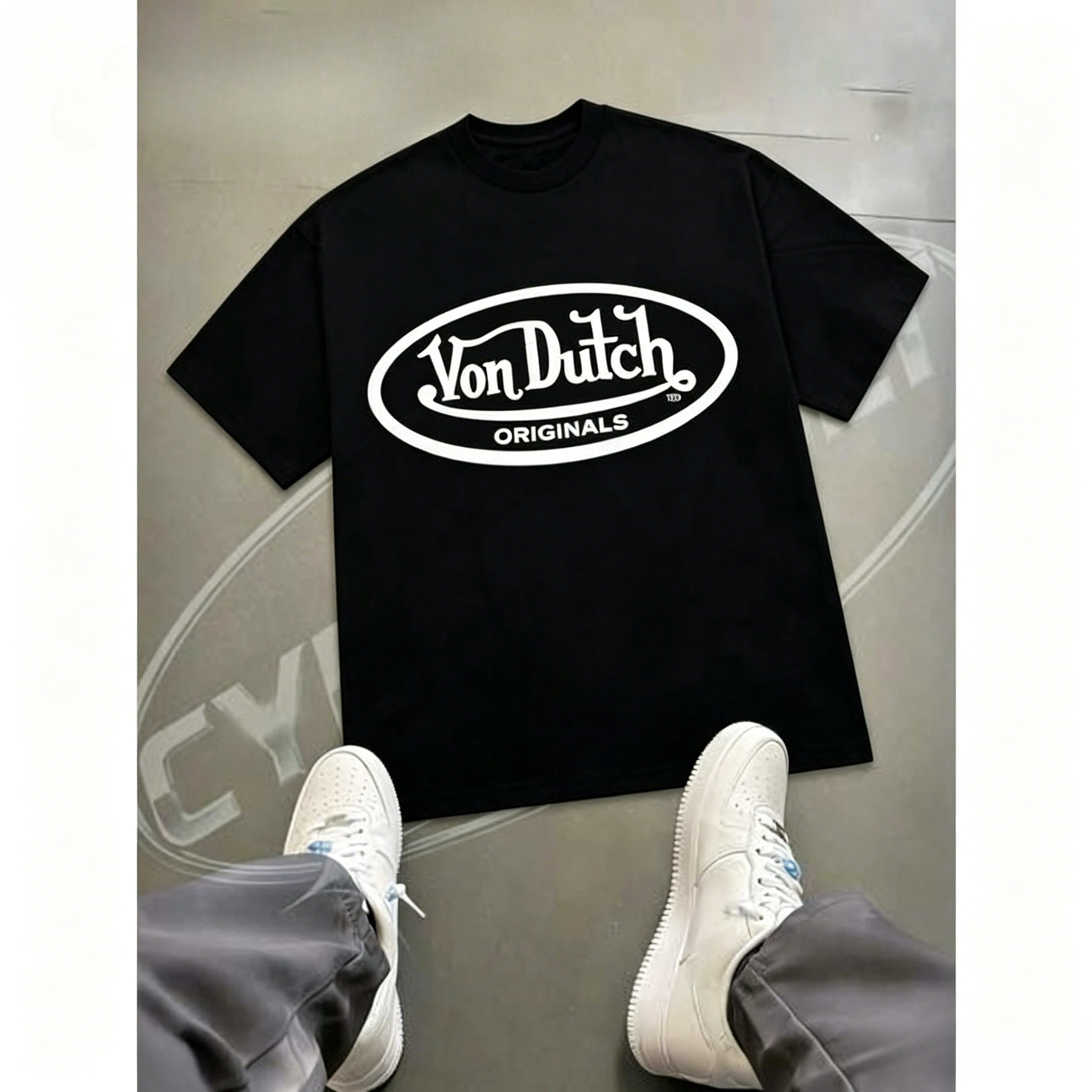 2026 Y2K Luxury Summer Leisure Letter T-Shirt Oversized Short Sleeve Neutral Casual Top Large Crew Neck Fashion T-Shirt