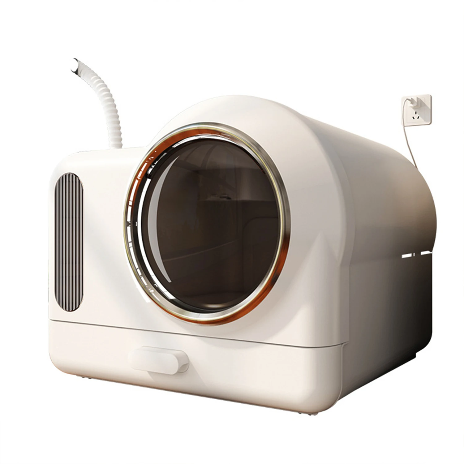 

New Smart Cat Box Automatic Deodorizing Large Drawer Type Fully Enclosed Toilet Cat Shit Basin Deodorant