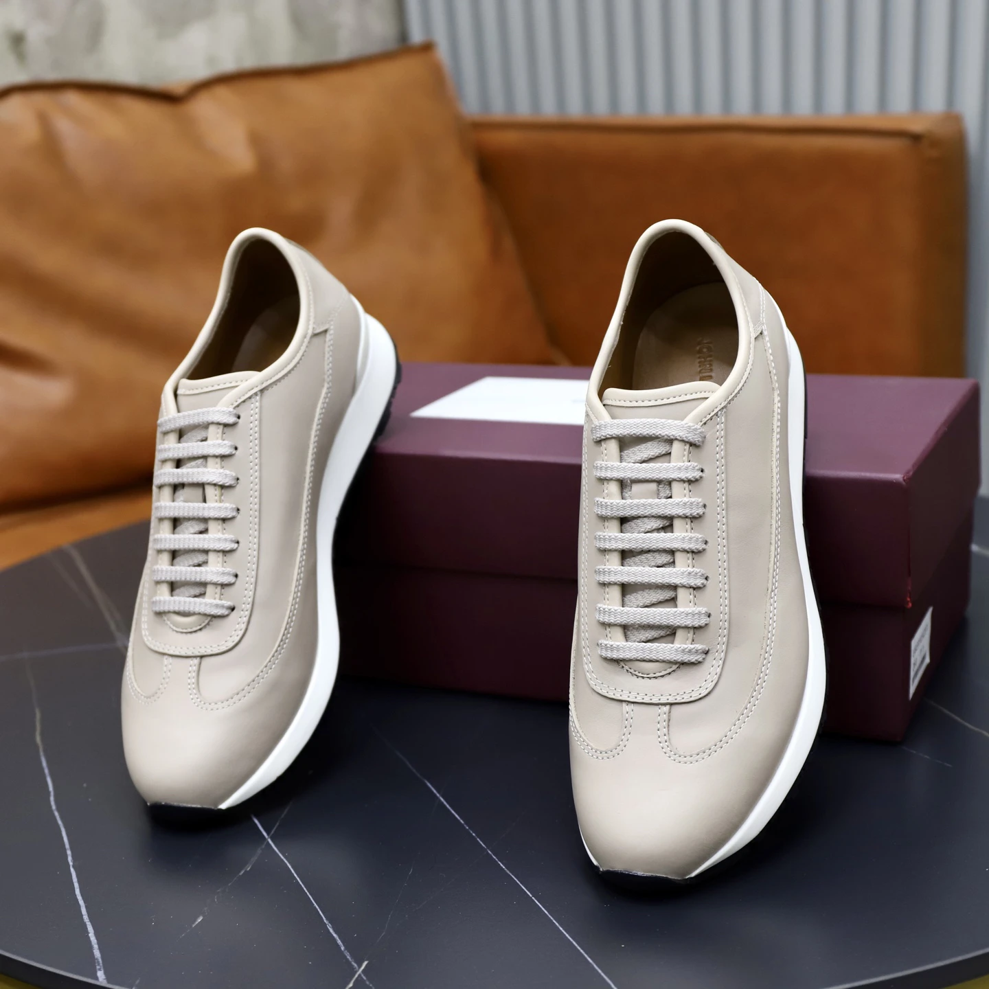 Męskie buty wulkanizowane na koturnie, skórzane, biznesowe, codzienne, wygodne, antypoślizgowe, odporne na ścieranie, do biura, dojazdów do pracy, podróży.