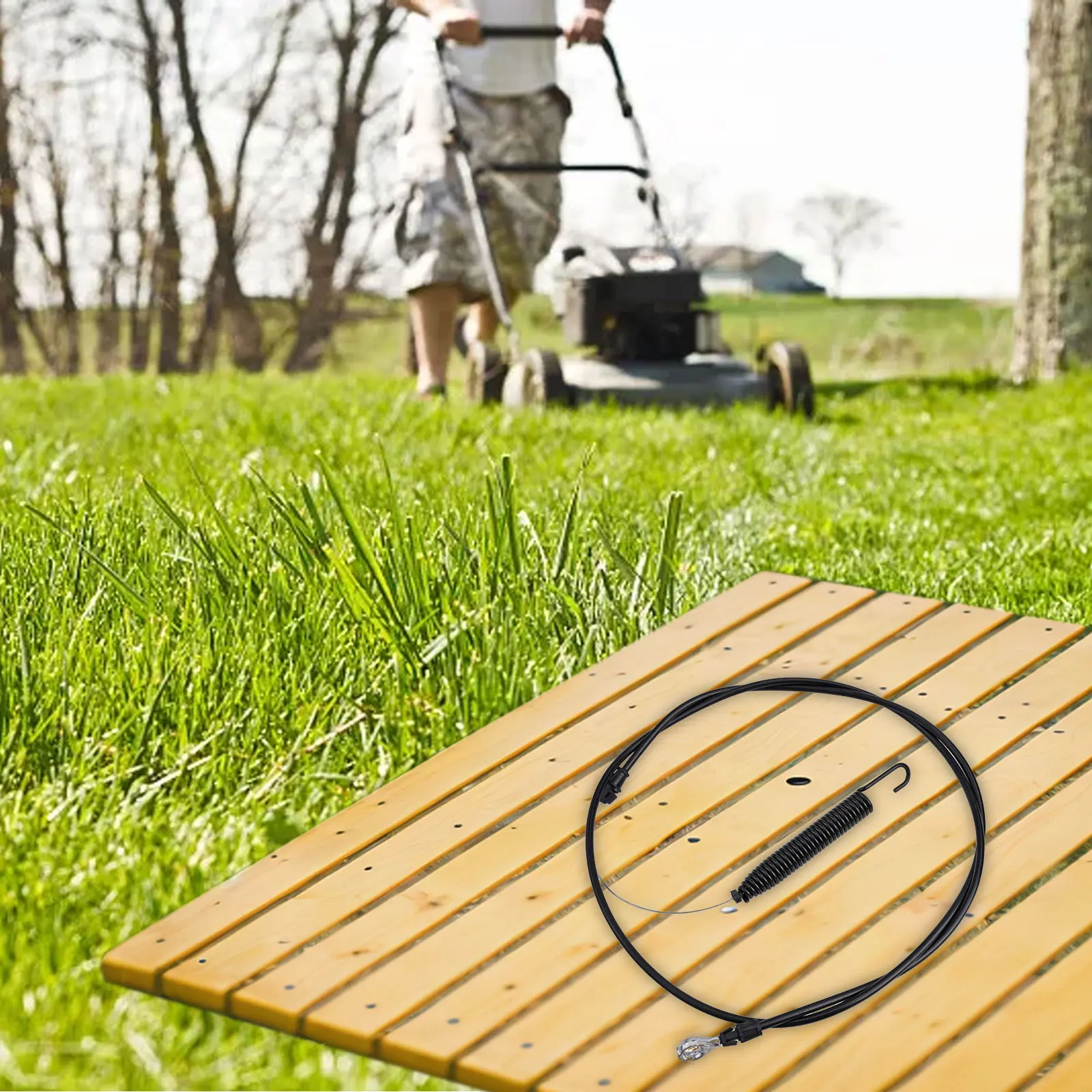 Cable Mower Deck Built for Long Lasting Use on For TC142 For TC 142 T Lawn Tractors Quick Setup Instructions Provided