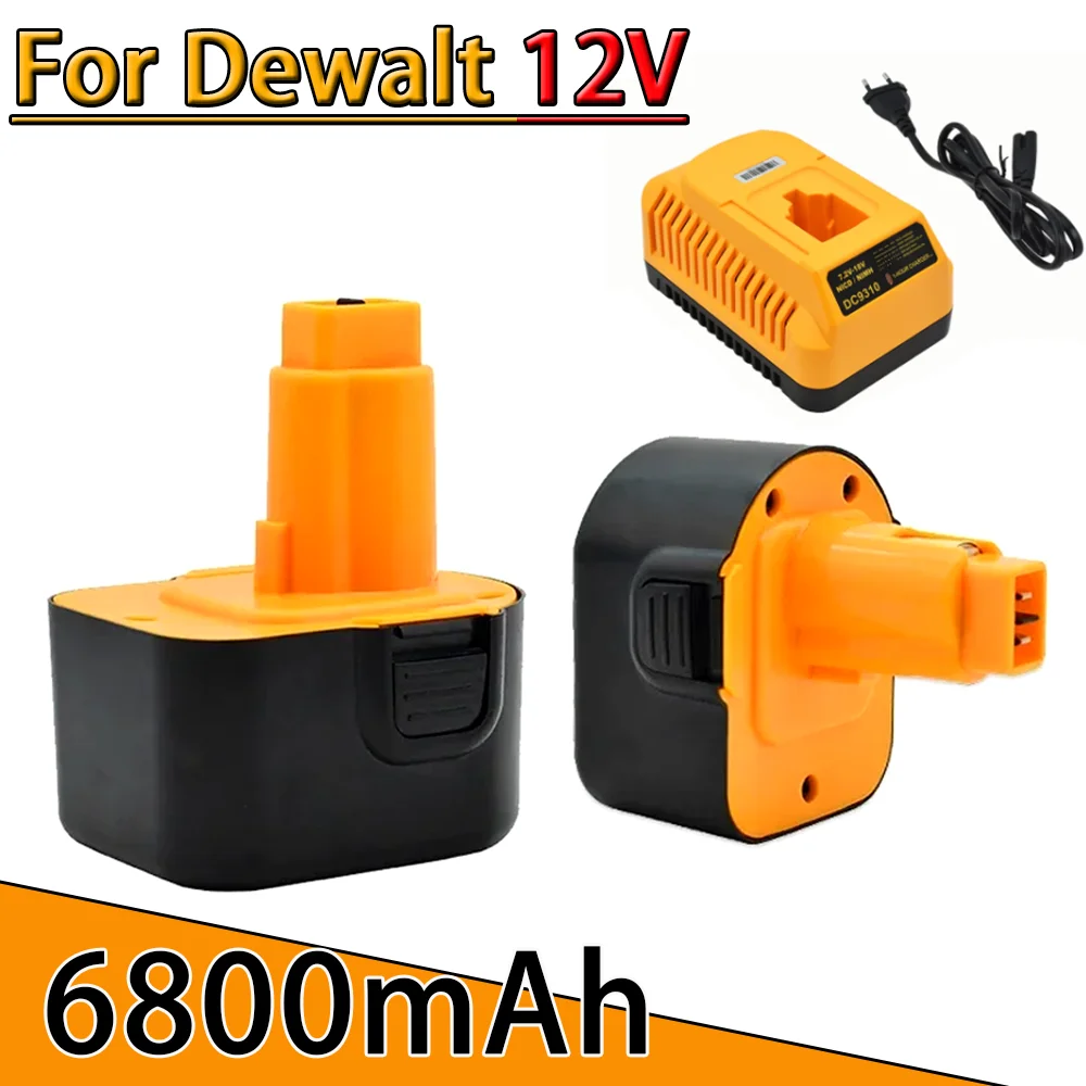 

12V 6800mAh Tool Battery for Dewalt DC9071 DE9037 DE9071 DE9075 DW9071 DW9072 DW9074 DC727 DC756 DC980 DC981 DW051