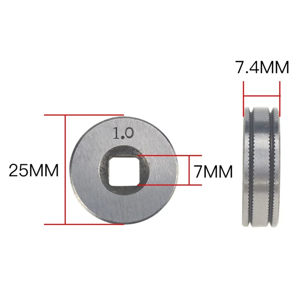 Imagem -06 - Rodas de Rolo Serrilhadas Peças Rolos de Alimentação de Fio 25 mm para Alimentador de Fio Ssj16 Equipamento de Soldadores Mag Mig 0.6 mm 0.8 mm 1.0 mm