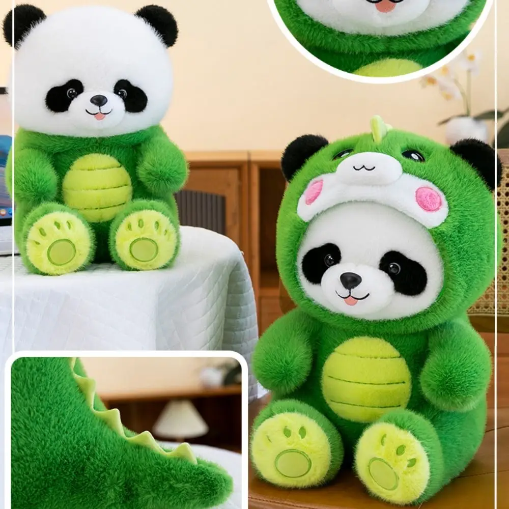 PP Katoen Transformeren Draak Panda Pop Zacht Krokodil Simulatie Panda Knuffels Comfortabel Ins