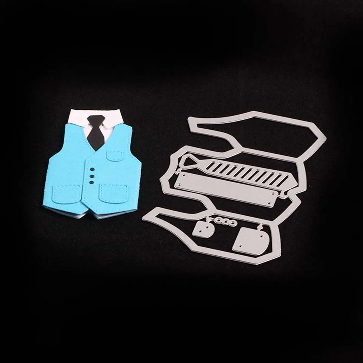 New Dies Metal Cutting Die Shirt Vest Tie Scrapbook Album Decor Paper Card Making Craft Embossing Die Cuts Knife Punch DIY