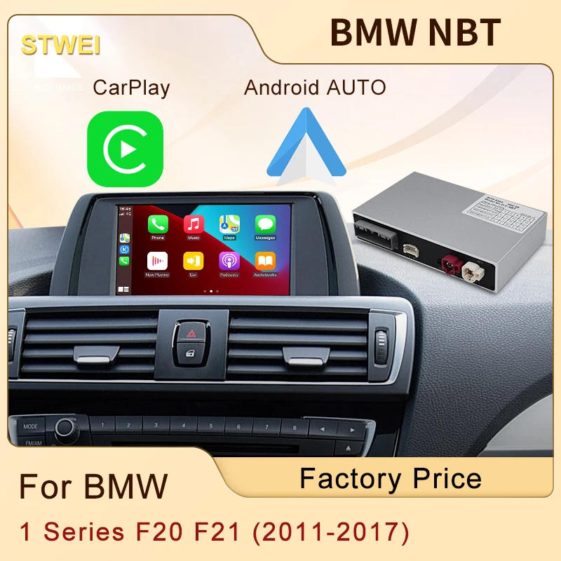 Wireless Apple CarPlay Android Auto Module Box For BMW NBT 1 Series F20 F21 2011-2017 Car Radio Player  Mirror Front Rear Camera