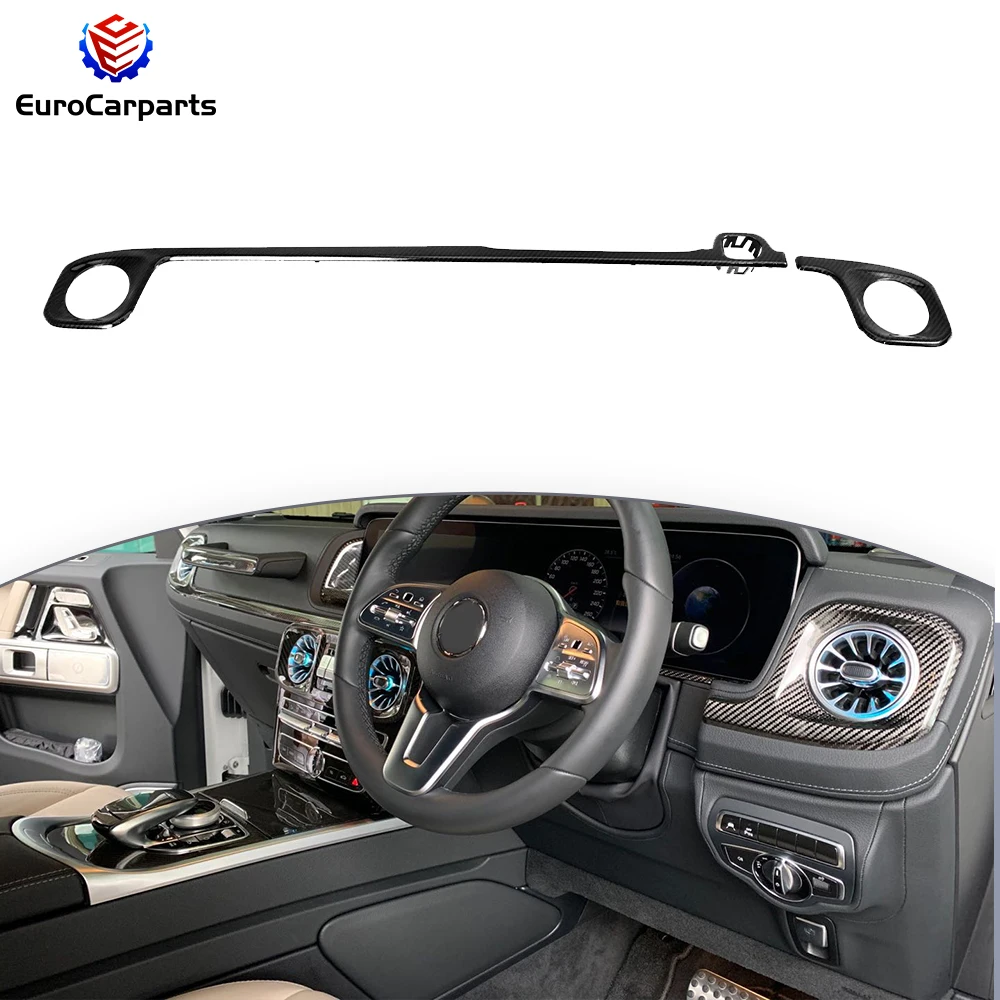 

W464 Крышка центрального управления для G-класса W463A 2019y+ Внутренняя пластина центральной консоли Сухие детали корпуса из углеродного волокна