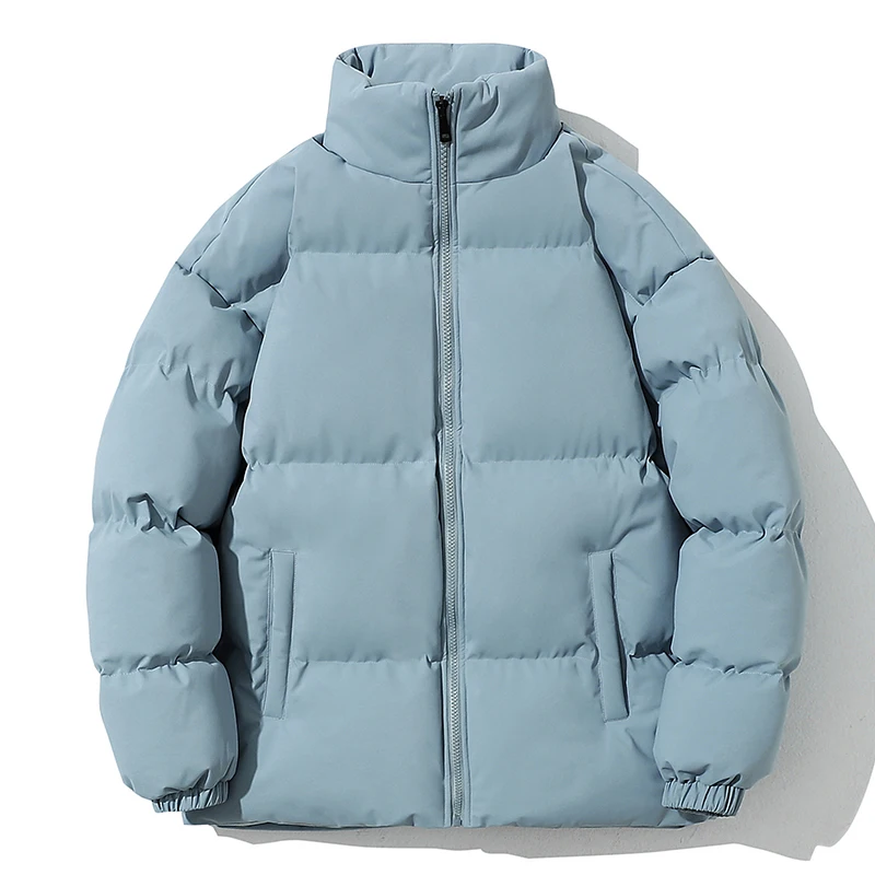 2024 Winter gepolsterte Parka verdicken warme Mode Streetwear losen Mantel männliche Jugend neu in Frau Blase Herbst lässig Overs ize Jacke