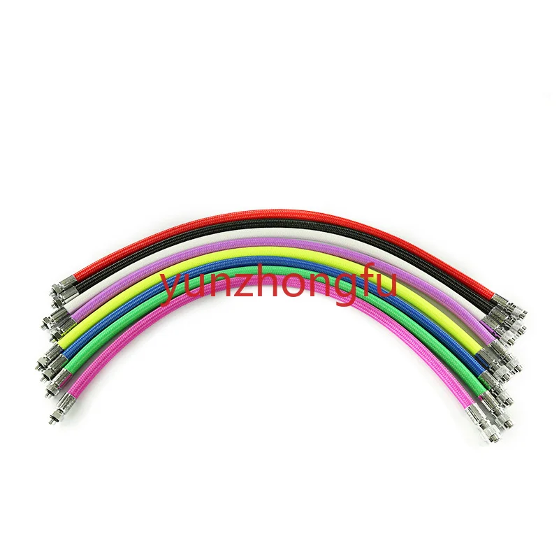 

Low pressure tube color high elastic fiber braided tube regulator, first and second stage head connecting tube