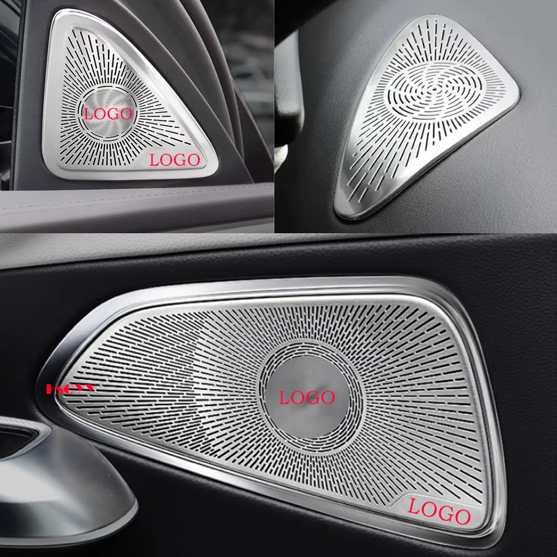 

For Mercedes Benz E Class W214 e2024+ Car Audio Speaker Door Loudspeaker Panel Stickers Cover Trim Accessories Interior Styling